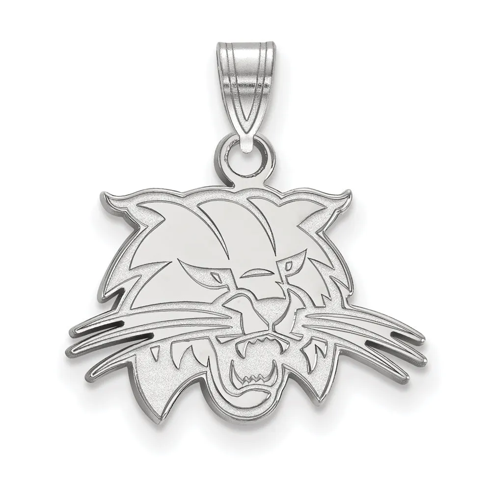 14k White Gold Ohio U. Small Mascot Pendant