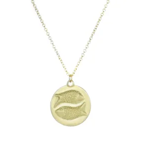 18k Pisces Pendant