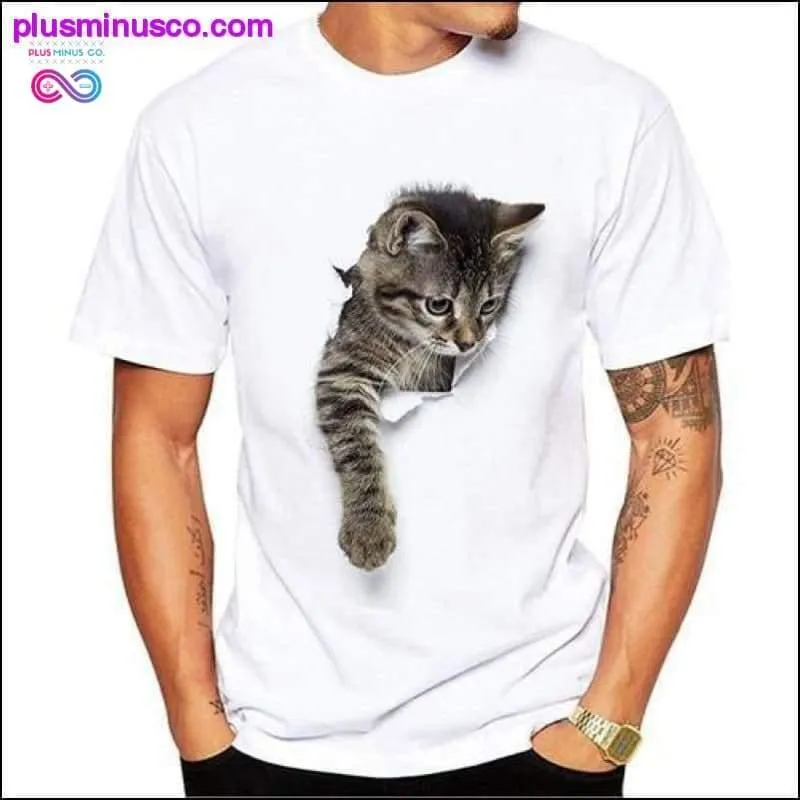 3D Cute Cat T-shirts