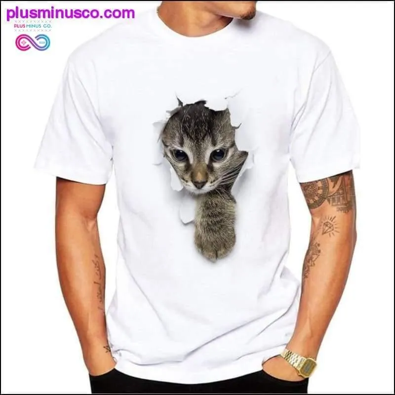 3D Cute Cat T-shirts