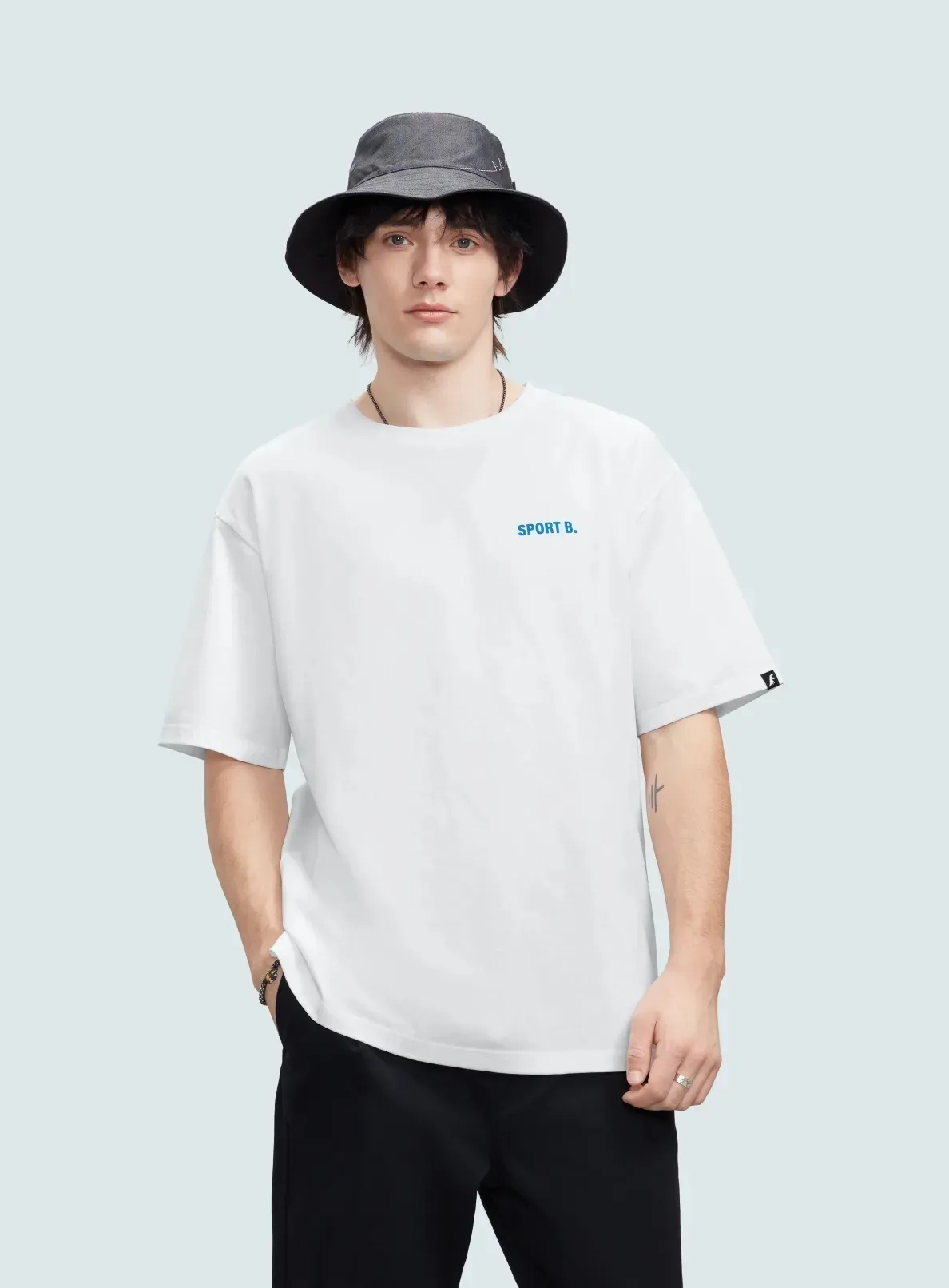 Agnes b  |Plain Logo T-Shirts