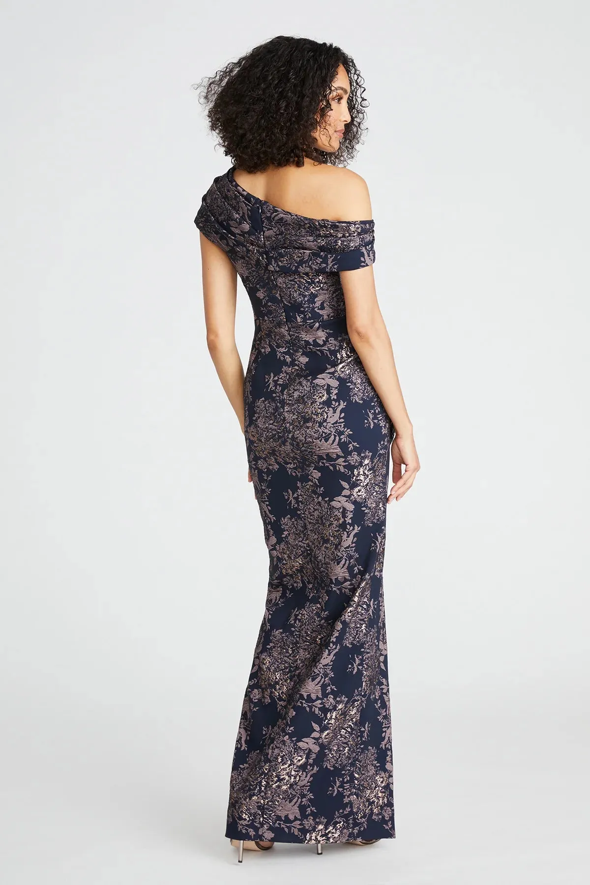 Amaris Jacquard Column Gown