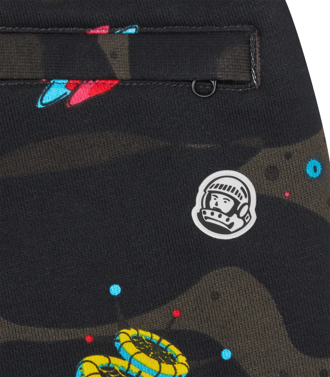 A/O SPACE CAMO SWEATPANTS - BLACK