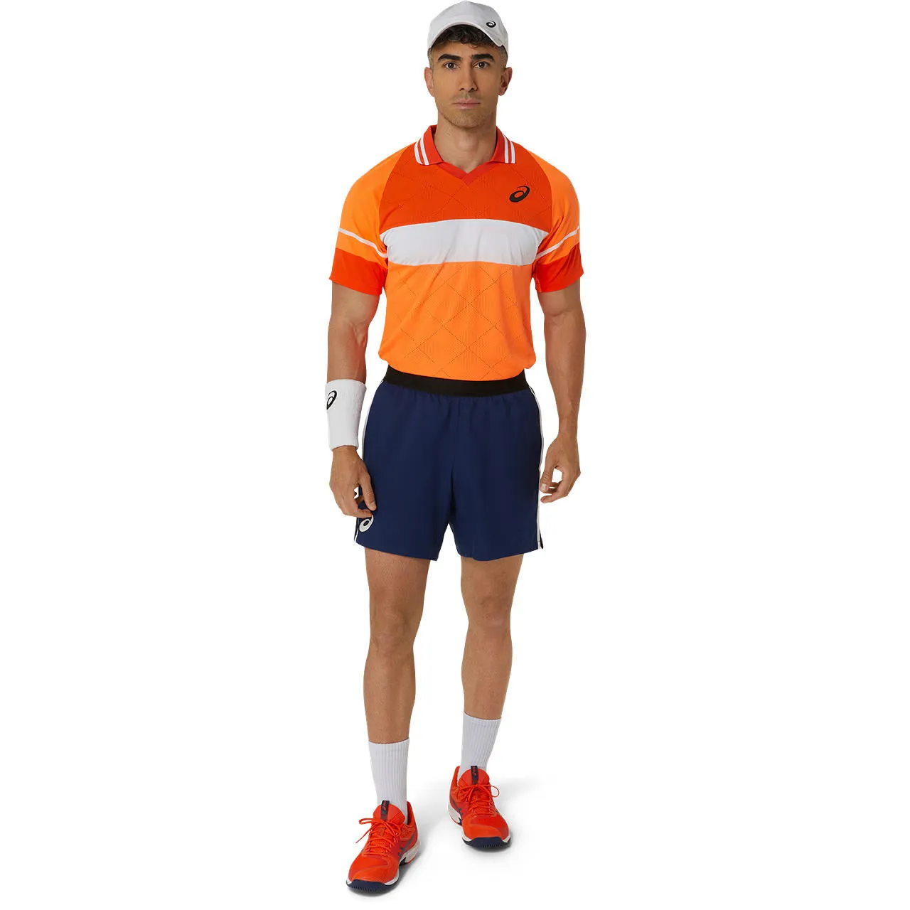 Asics Polo Shirt Match Actibreeze Heren Koi Oranje