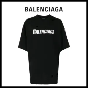 BALENCIAGA  |Cotton Logo Luxury T-Shirts