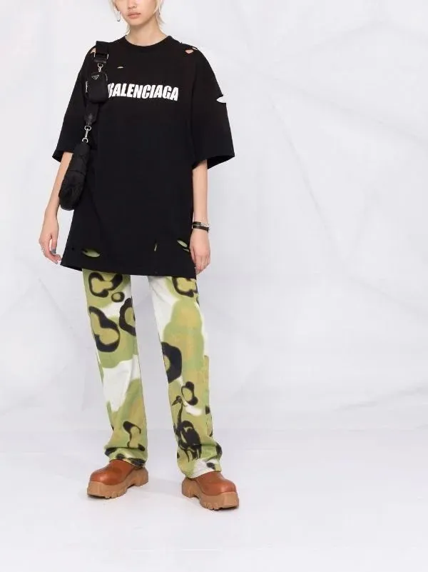 BALENCIAGA  |Cotton Logo Luxury T-Shirts