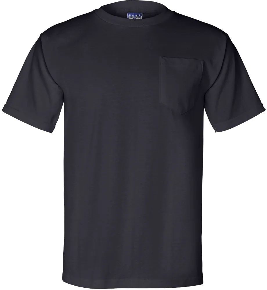 Bayside Union-Made Short Sleeve TShirt with a Pocket