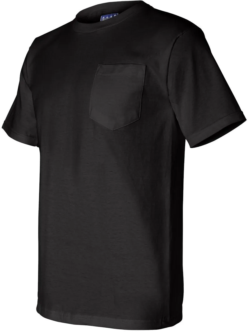 Bayside Union-Made Short Sleeve TShirt with a Pocket