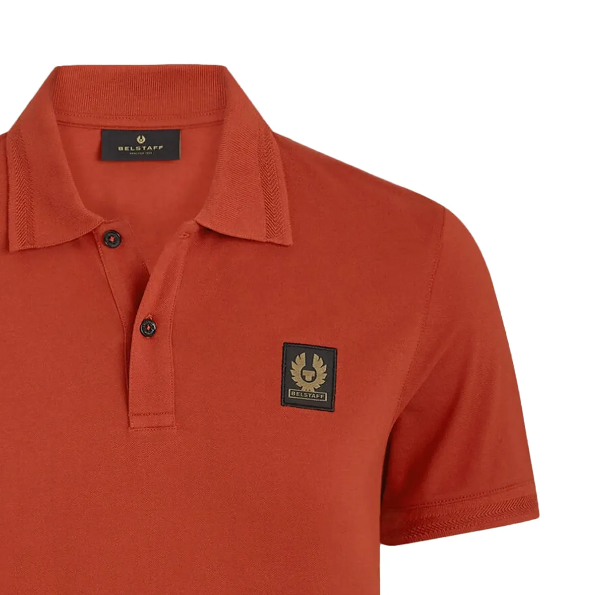 Belstaff - SS Polo Shirt in Red Ochre