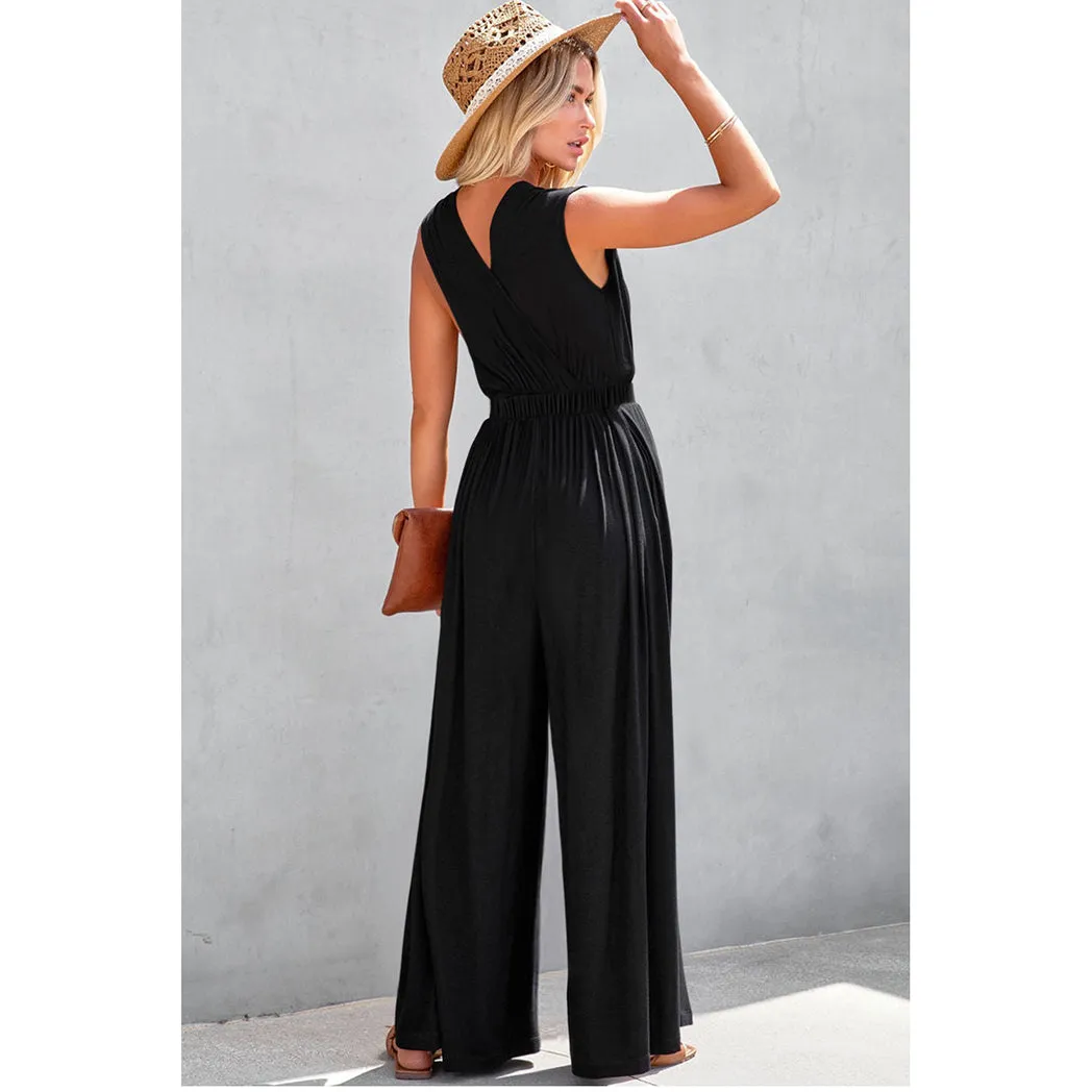 Black V Jumpsuit