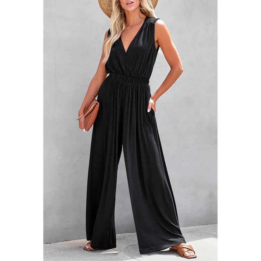 Black V Jumpsuit