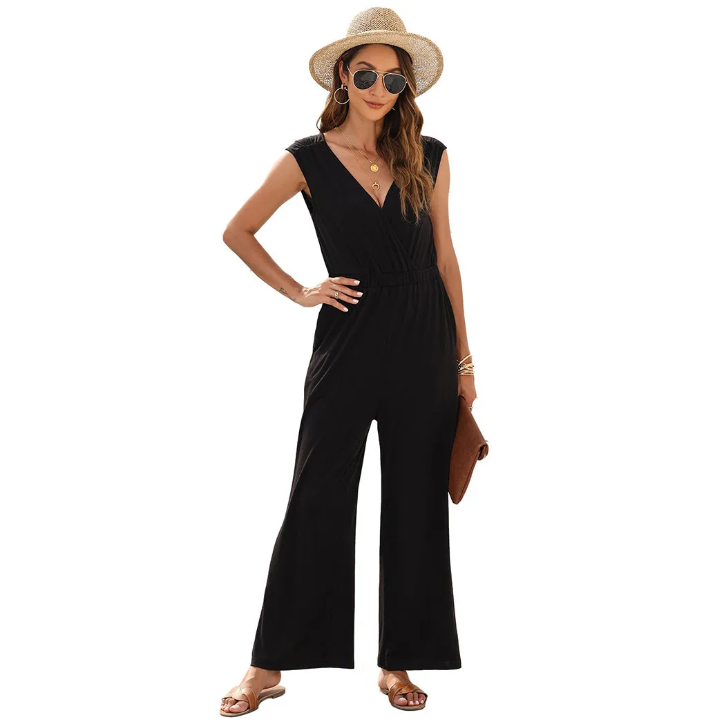 Black V Jumpsuit