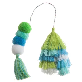 Bogg Bag Bauble - Seaweed Double Tassel