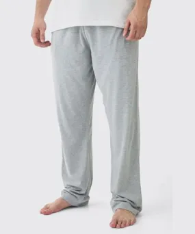 boohooMAN Mens Tall Oversized Double Waistband Lounge Sweatpants in Grey