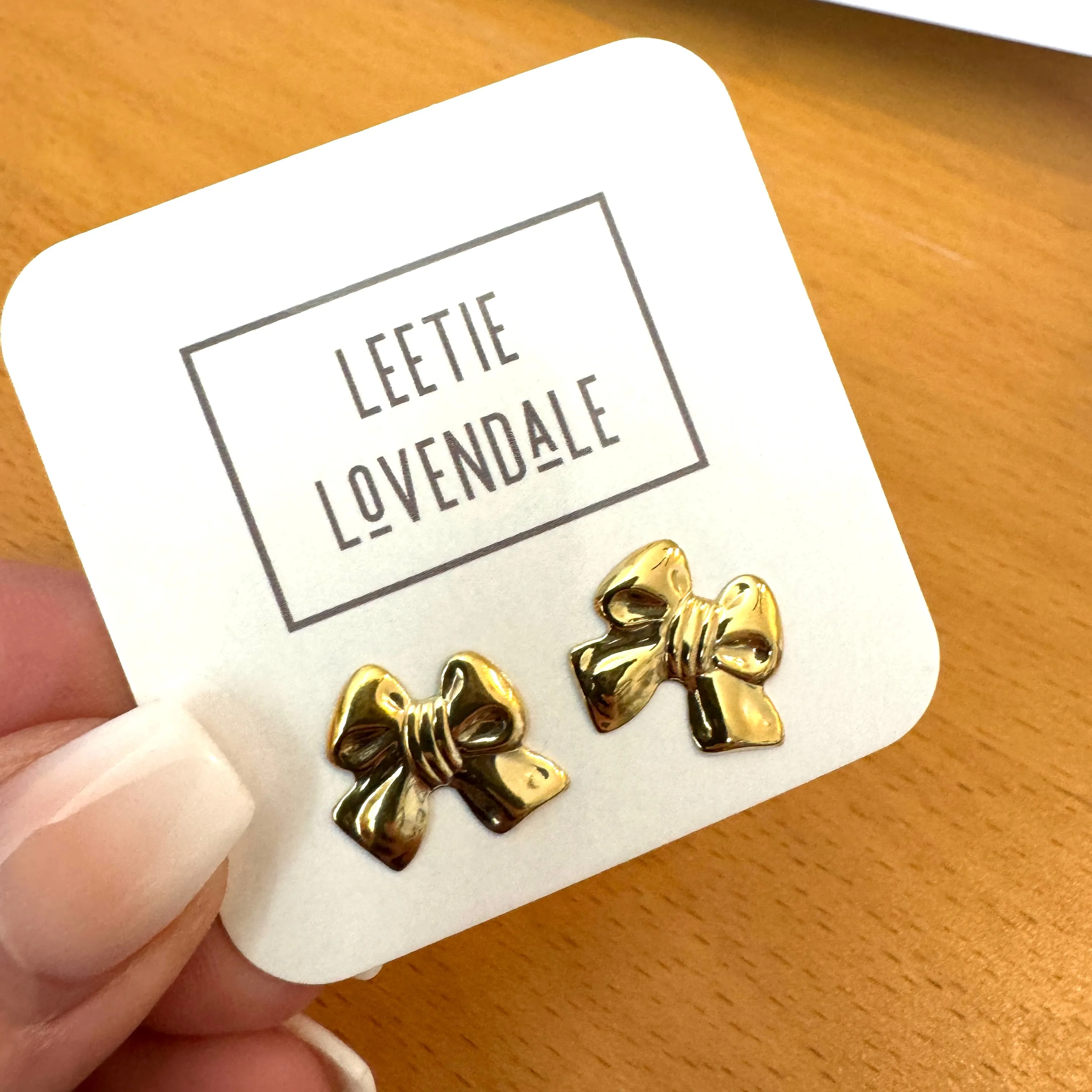 Bows Deadstock Stud Earrings *Final Sale