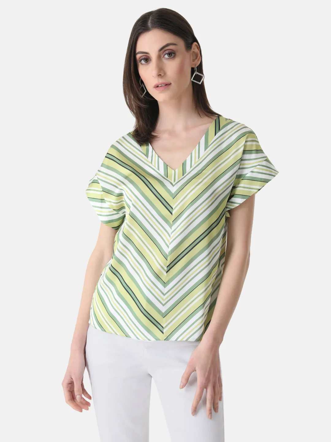 Boxy Fit Stripe Play Top