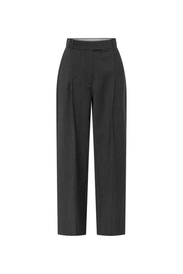 Brancusi Trouser Charcoal Pinstripe