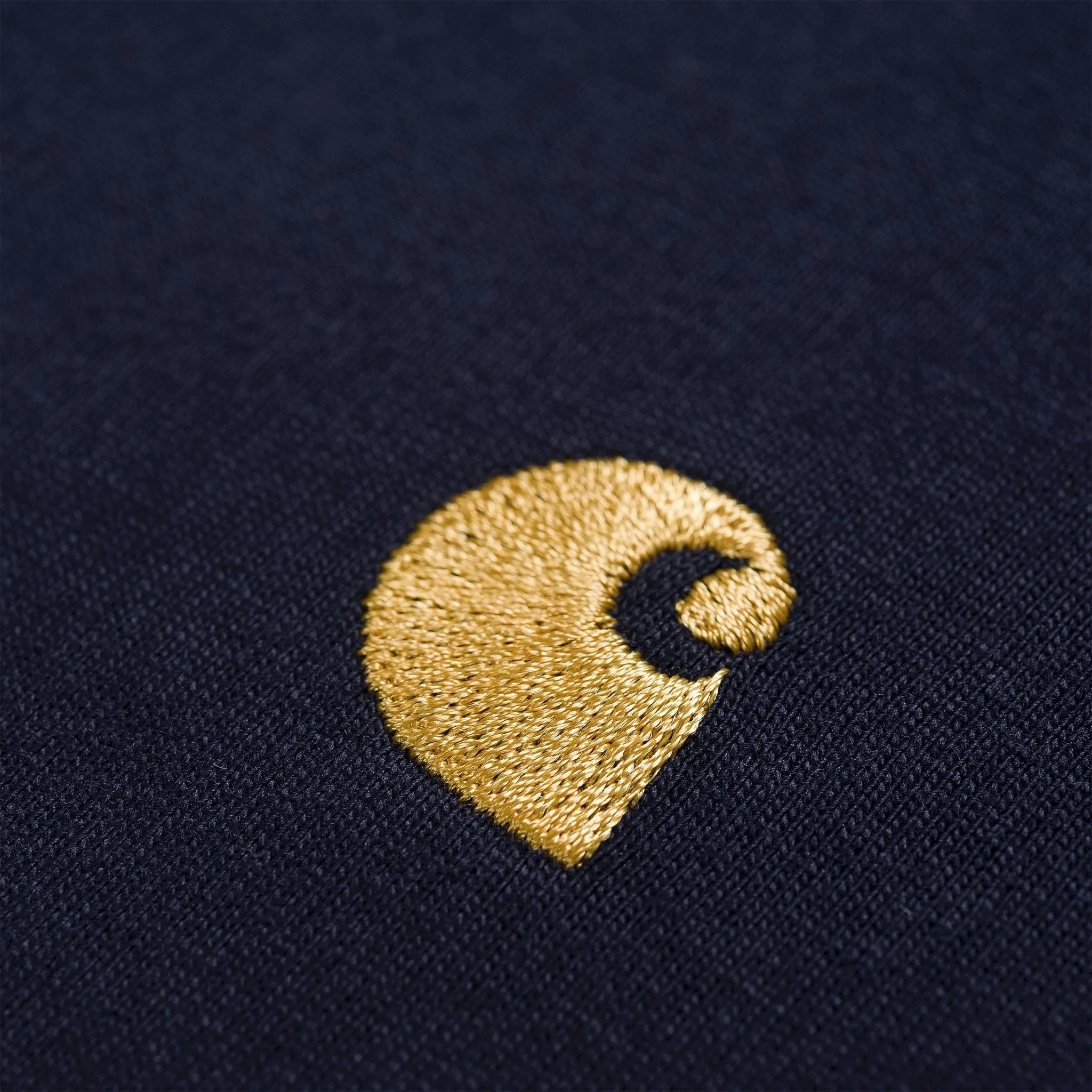 Carhartt WIP - S/S Chase T-Shirt Dark navy Gold