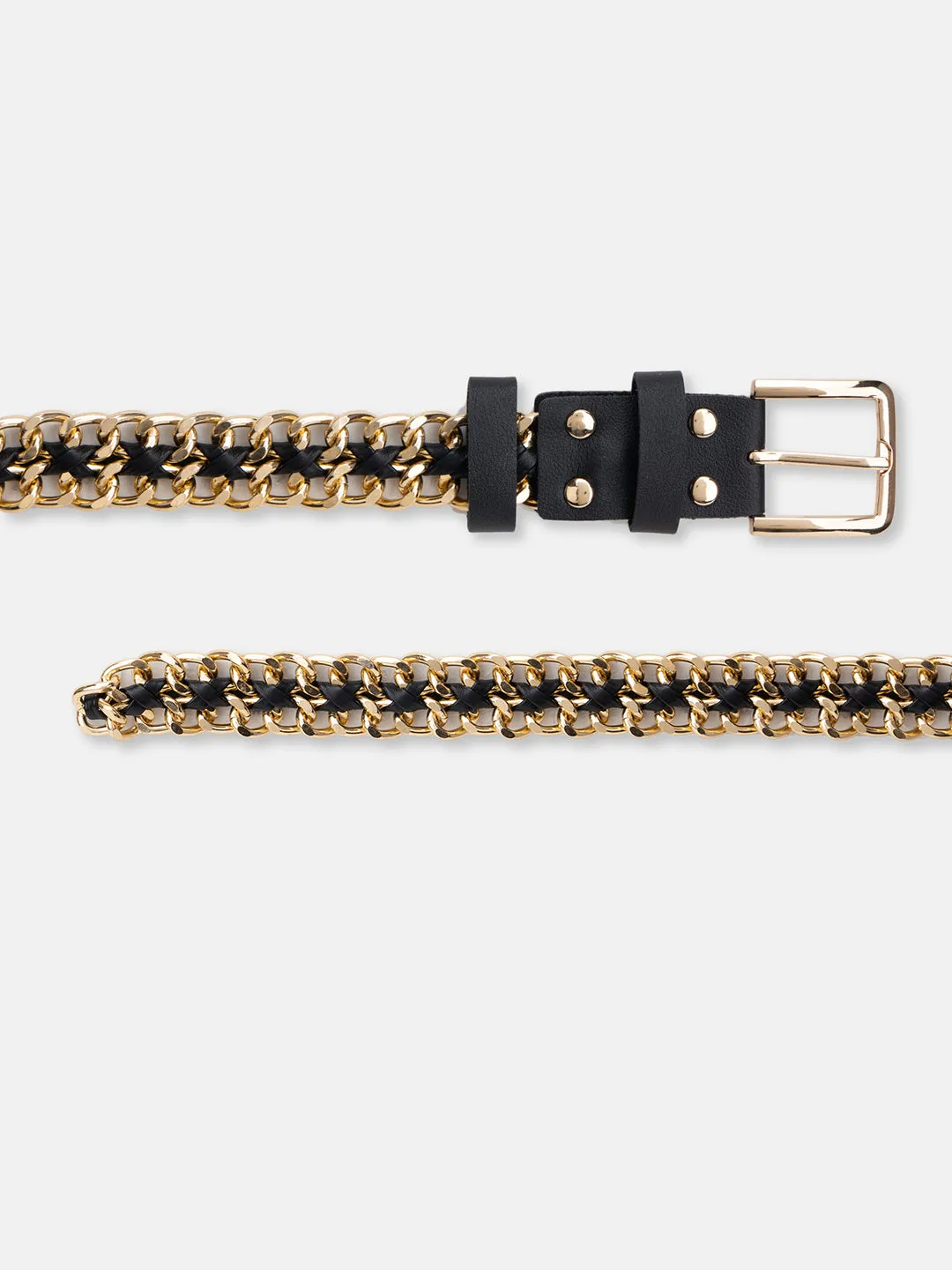 Chain Thin Buckle Belt