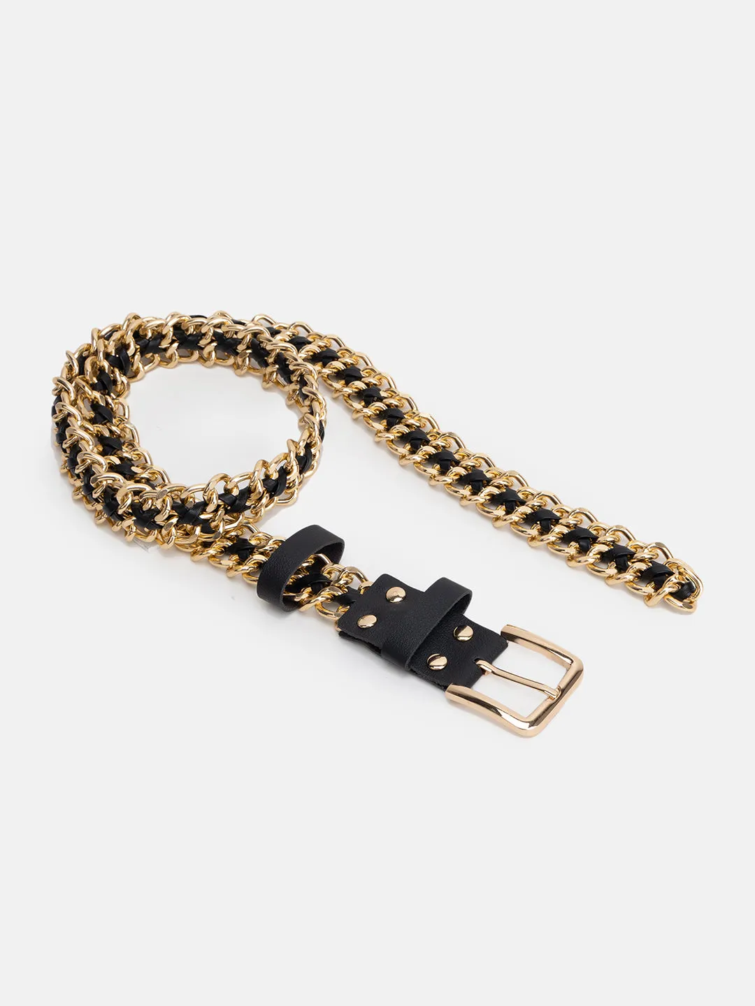 Chain Thin Buckle Belt