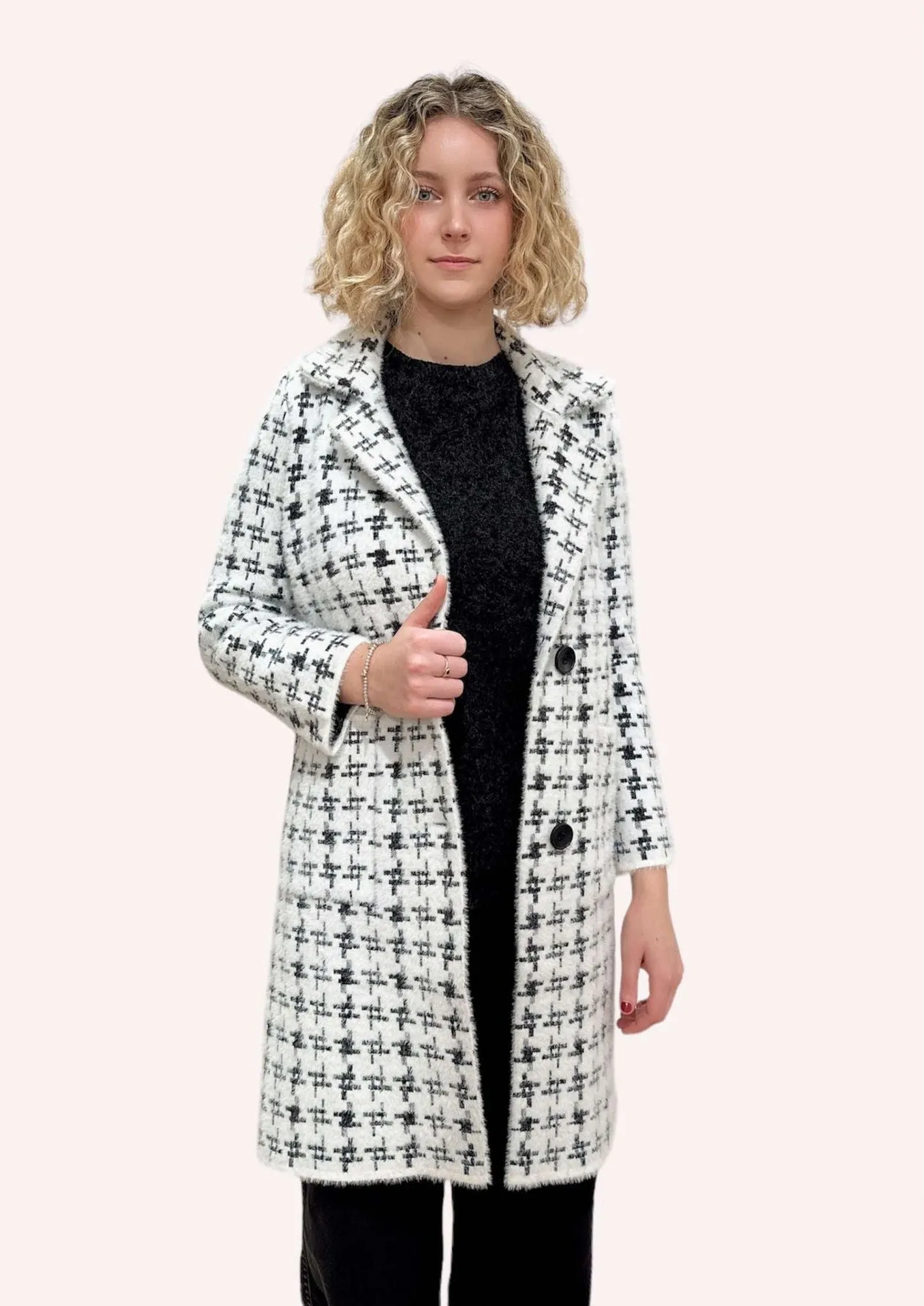 Coats - Black & White Chic