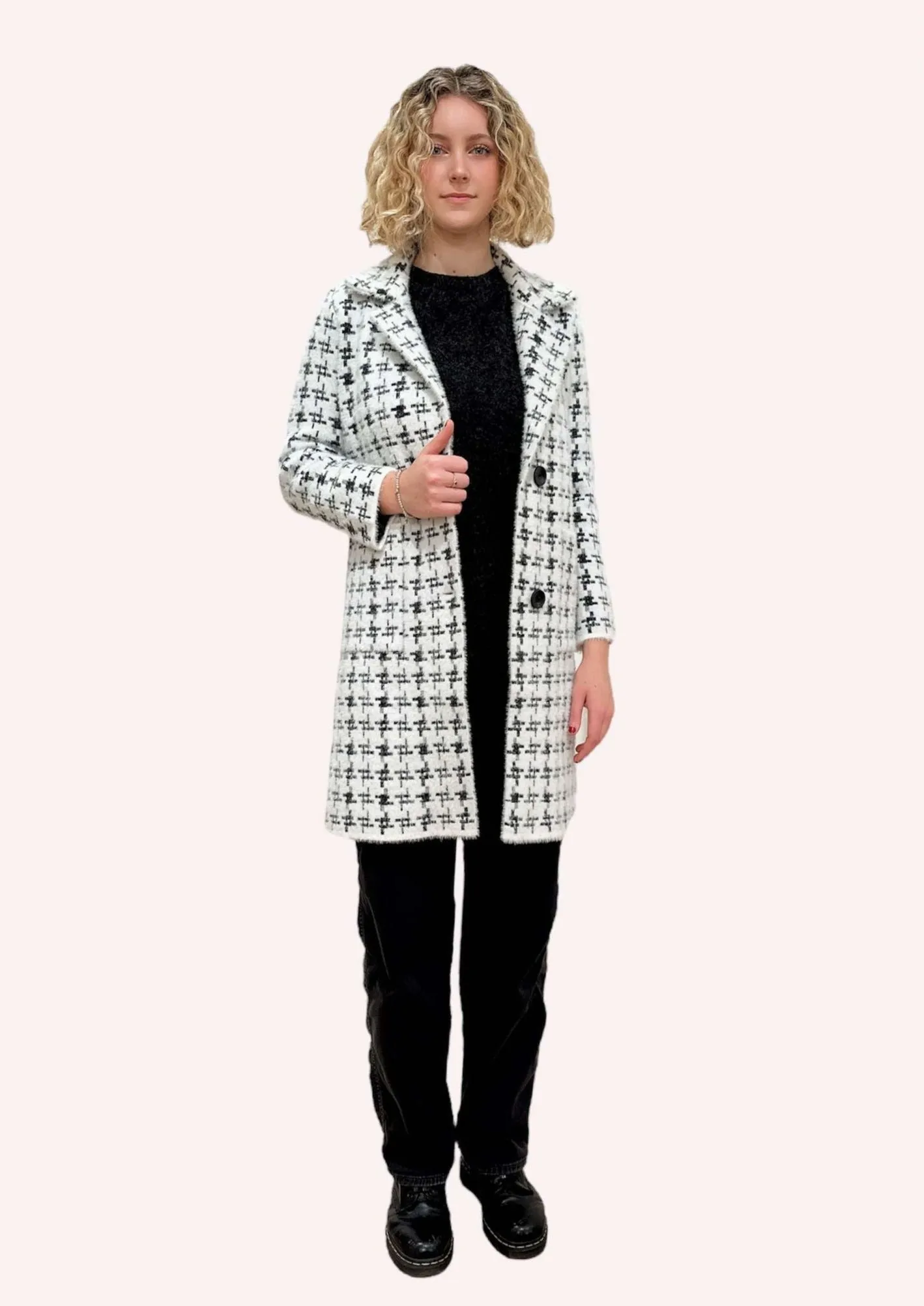 Coats - Black & White Chic