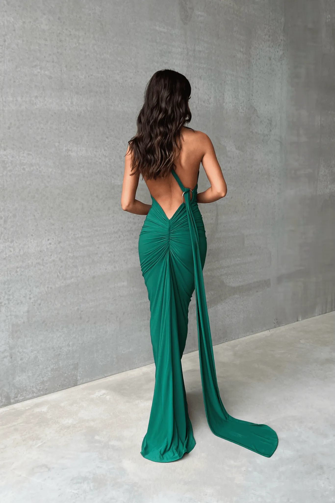 Constantina Gown - Emerald