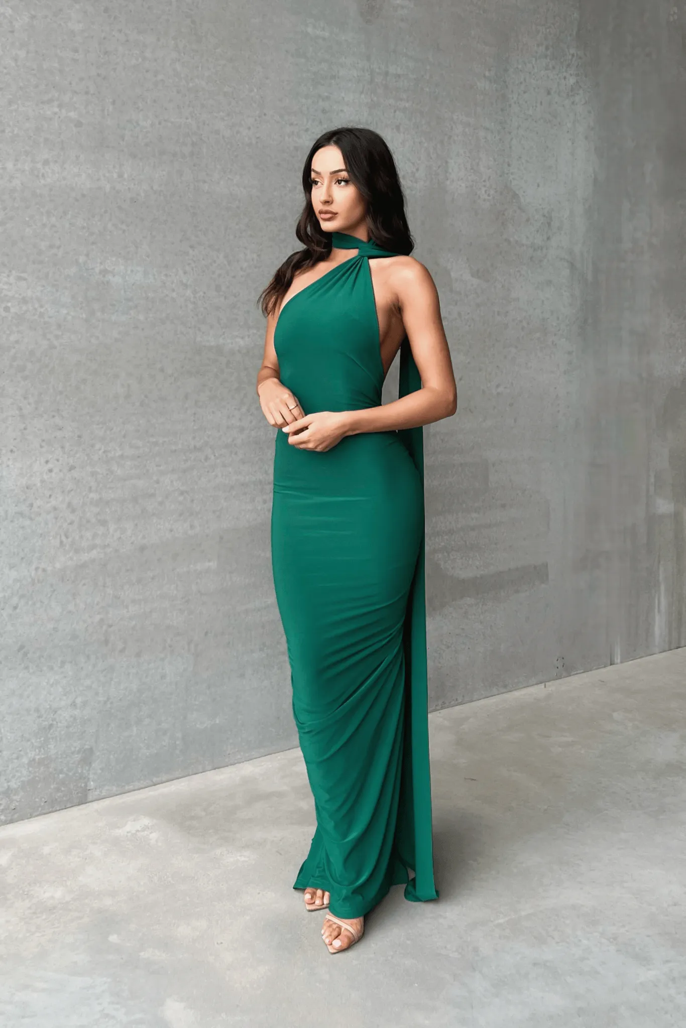 Constantina Gown - Emerald