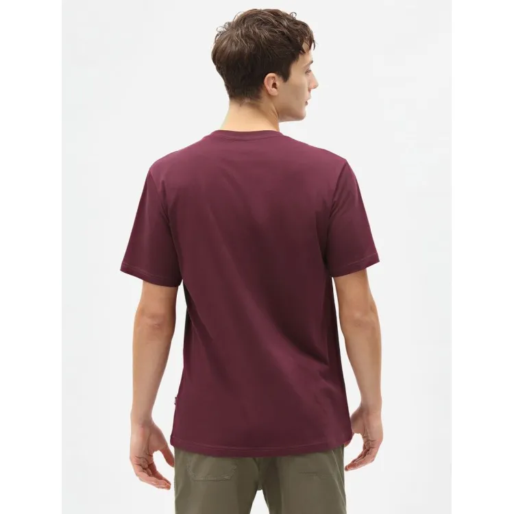 Dickies MAPLETON T-Shirt Uomo Maniche Corte Bordeaux