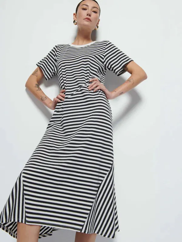 EILEEN STRIPE TSHIRT DRESS