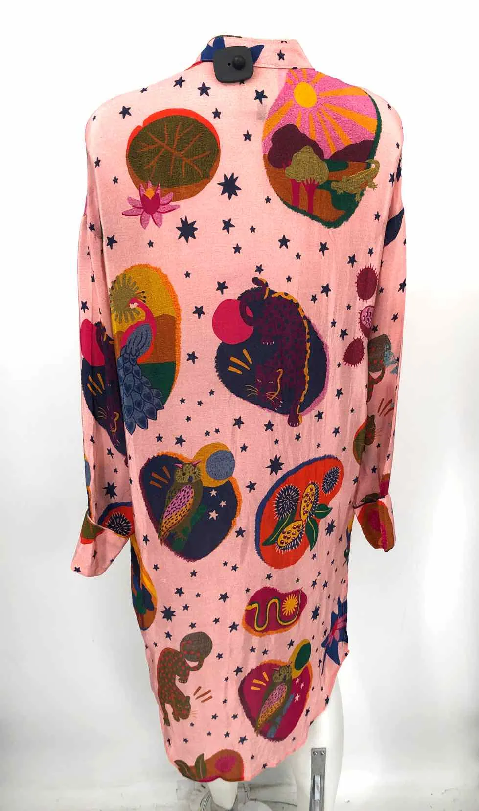 FARM RIO Pink Multi-Color Print Size X-SMALL Dress