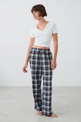 Flannel pyjamas trousers