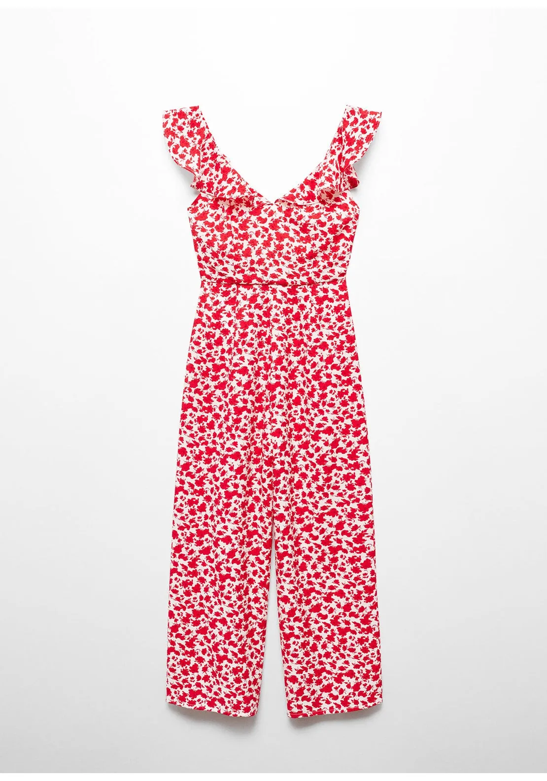 Floral-print long jumpsuit