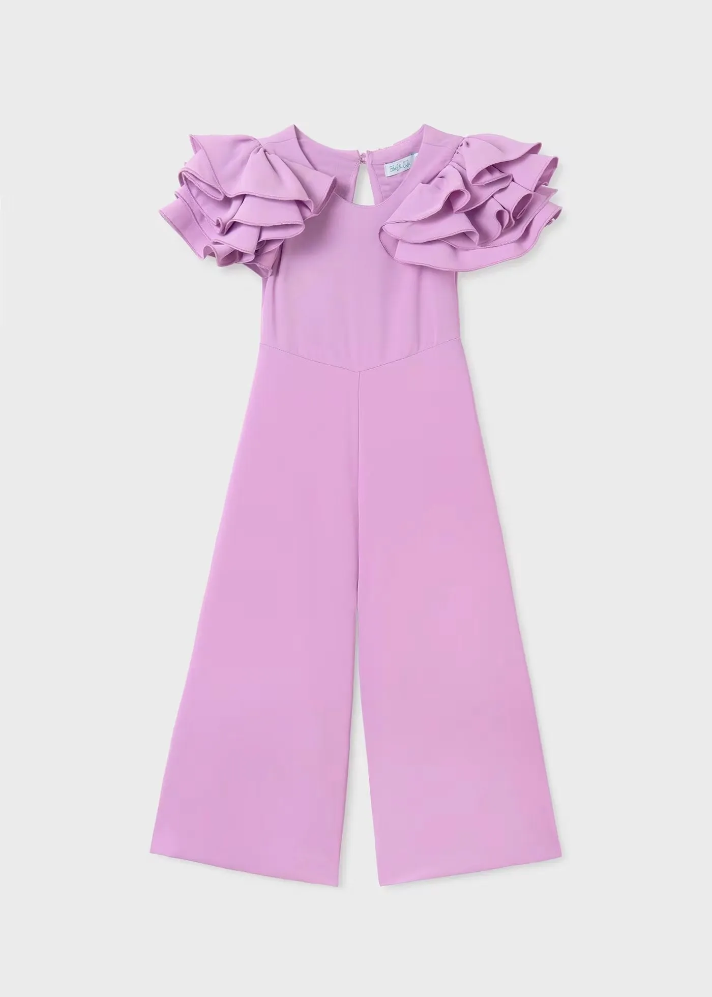 Fluid crepe jumpsuit - Mauve