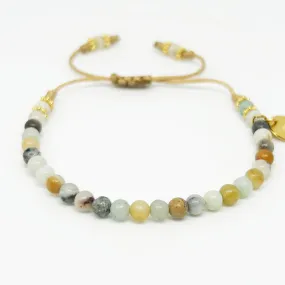 Friendship Multicolor Natural Stone Bracelet