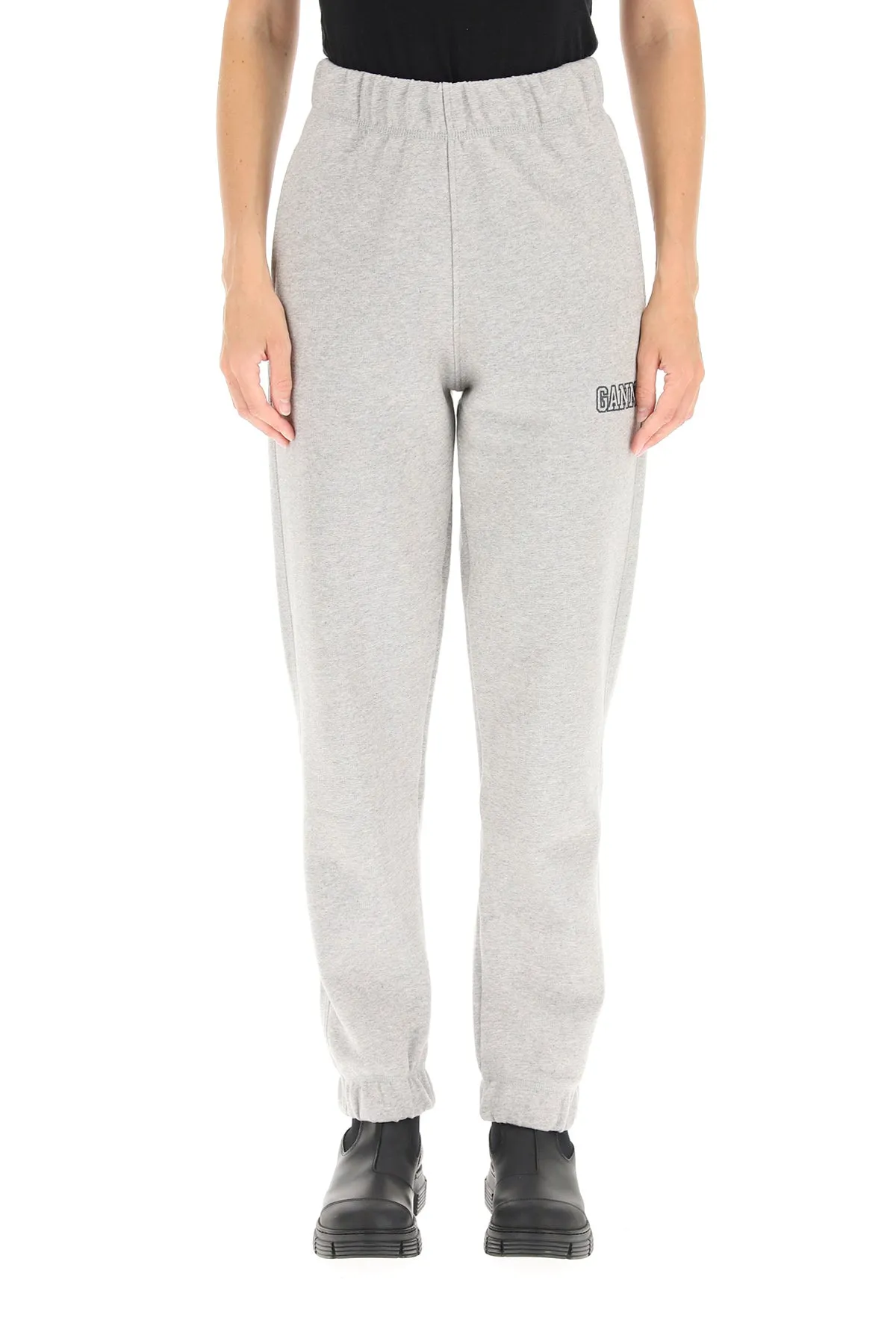 Ganni Logo Embroidered Sweatpants