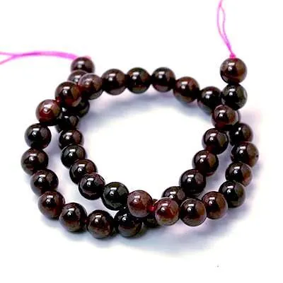 Garnet Round Bead 8mm