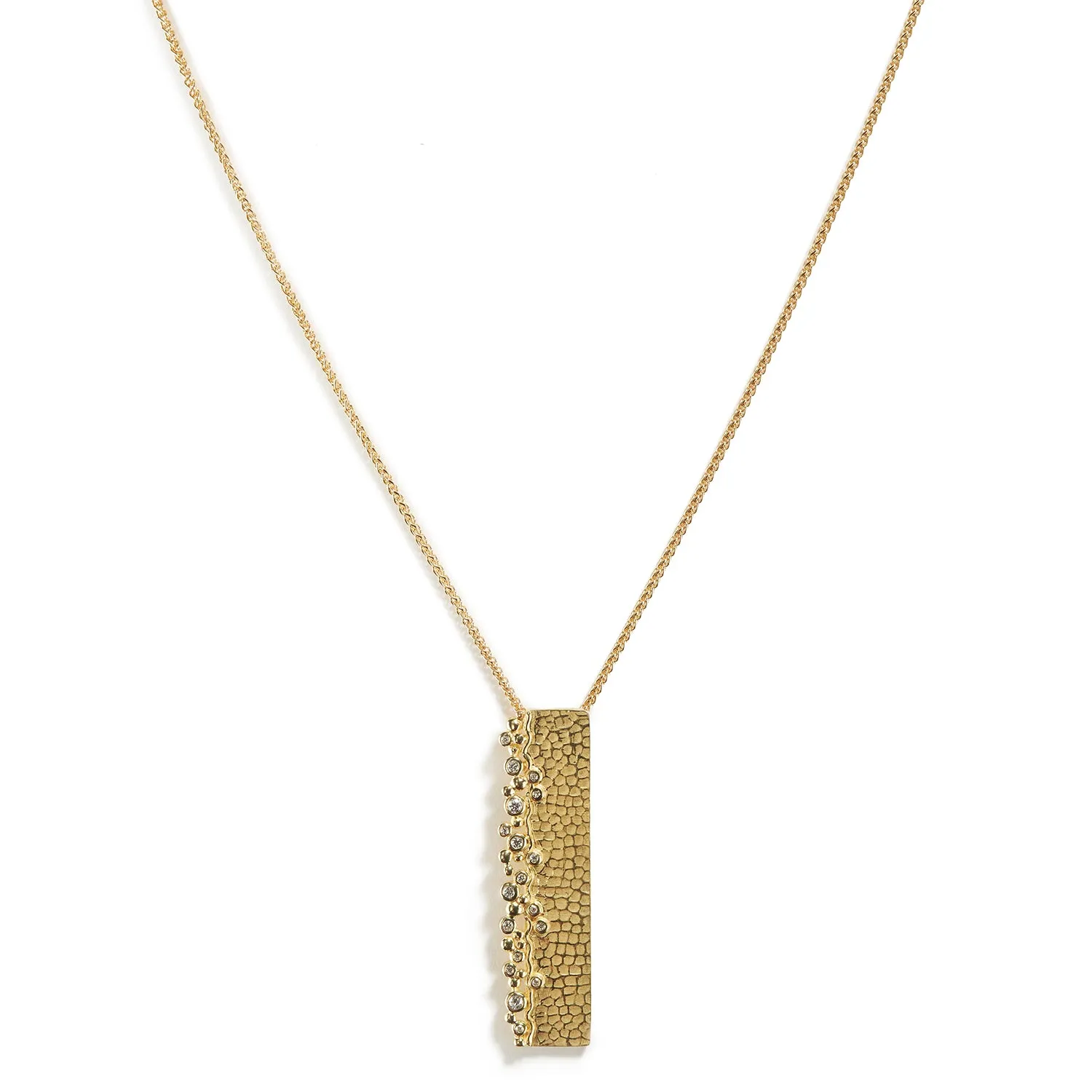 Gold Glacier Pendant