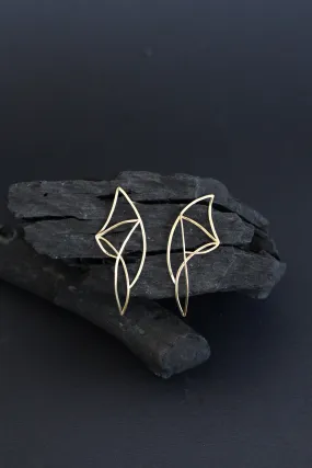 GOLD WIRE EARRINGS