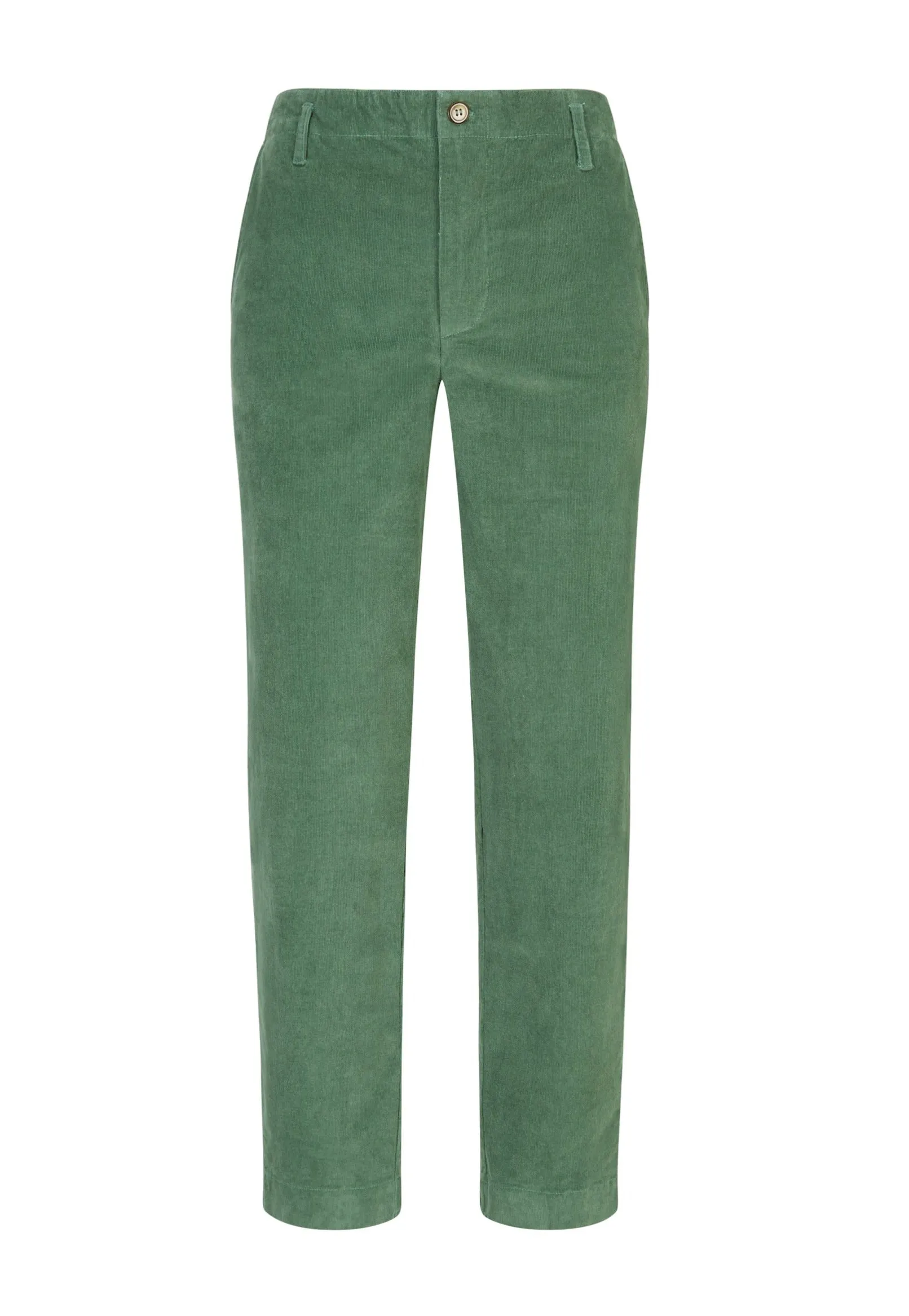 Green Chino Stretch Pincord Trouser