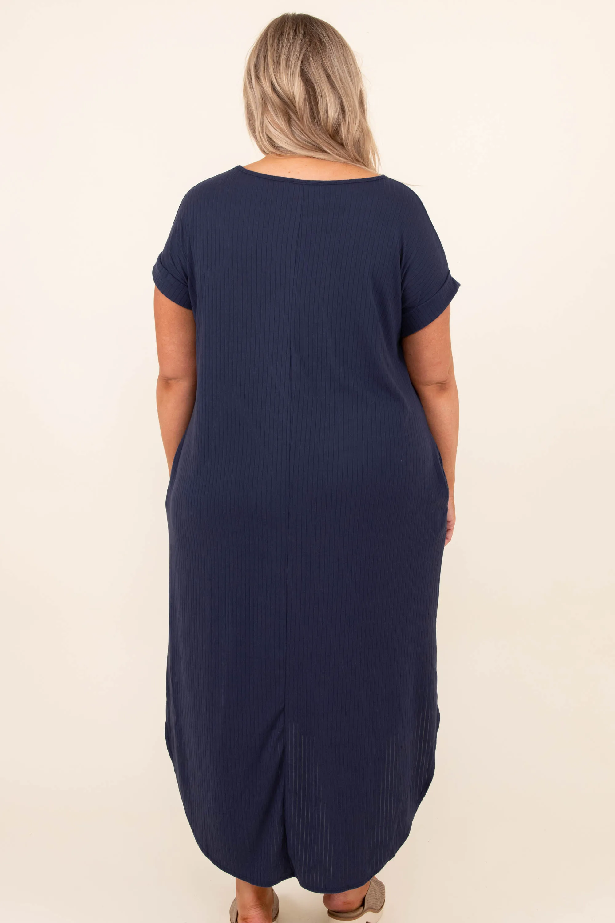 Here We Go Again Dress, Navy