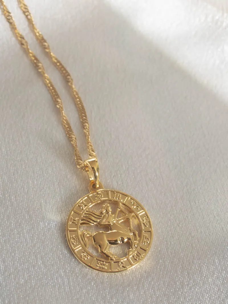 HOROSCOPE PENDANT NECKLACE