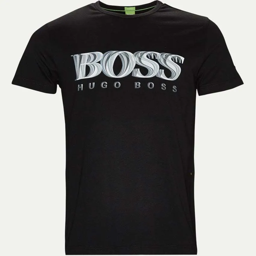 Hugo Boss  |Cotton Short Sleeves Logo T-Shirts