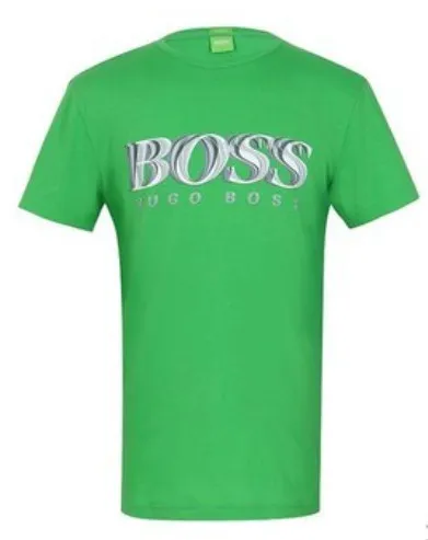 Hugo Boss  |Cotton Short Sleeves Logo T-Shirts