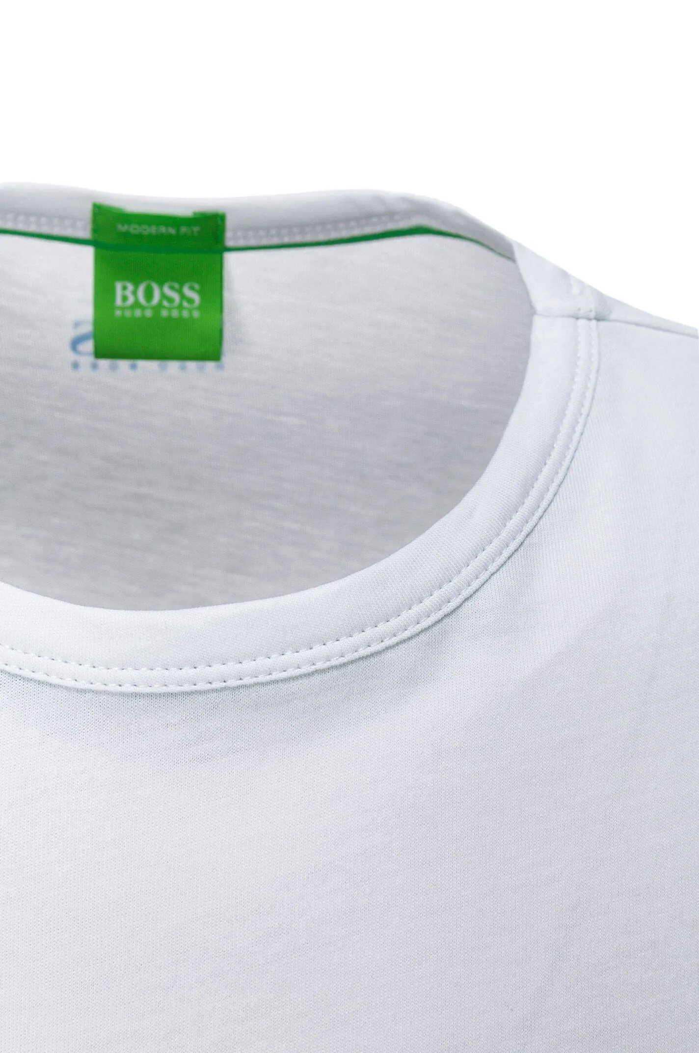 Hugo Boss  |Cotton Short Sleeves Logo T-Shirts