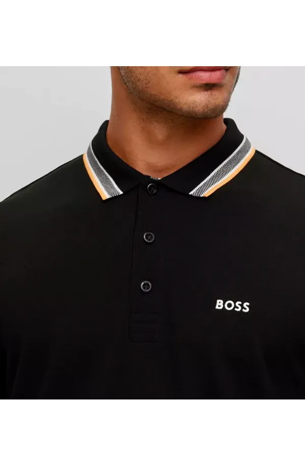 Hugo Boss L/S Piqué Polo Regular Black