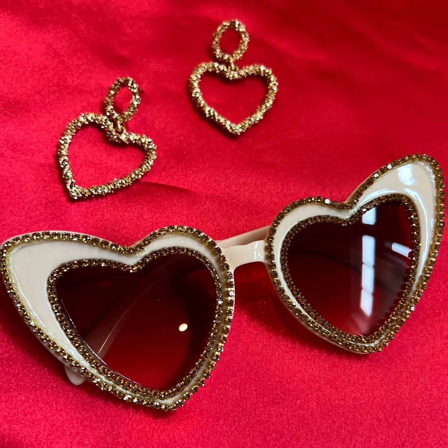 'I’m Your Dolly' Retro Heart Shaped Sunglasses