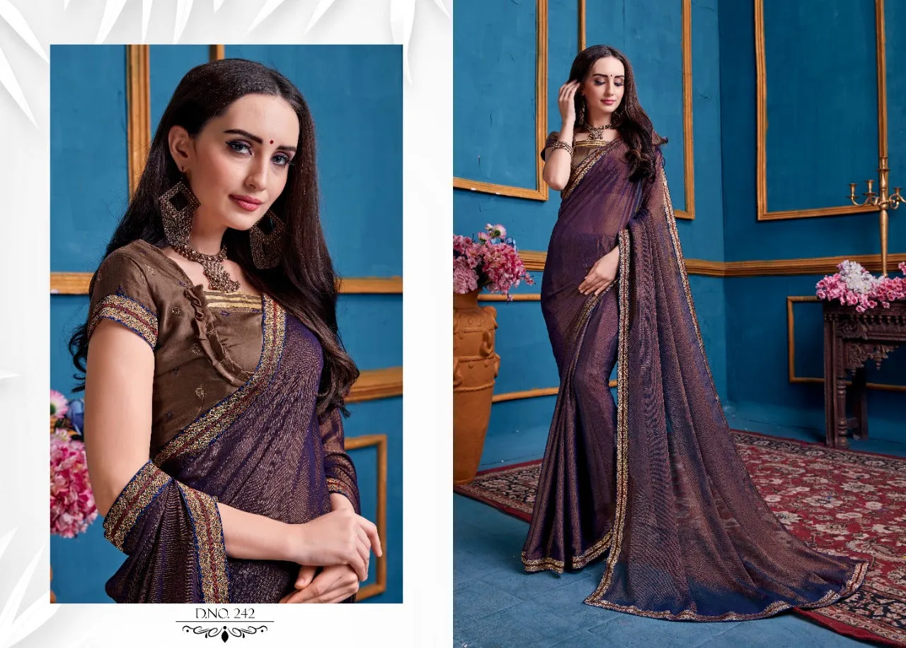 JAICHITRA SHONAM PARTYWEAR EMBROIDERED SAREE COLLECTION