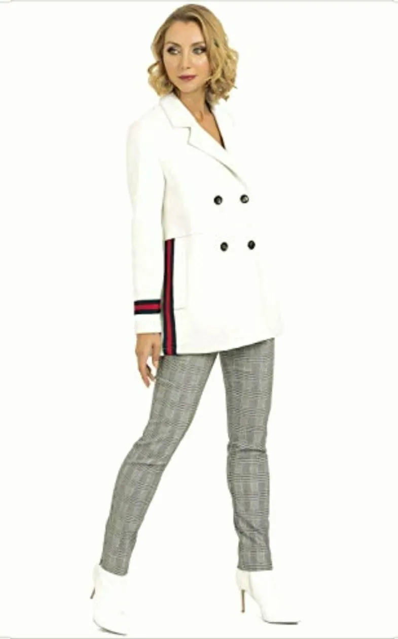 Joseph Ribkoff Long Sleeves Strippes Coat