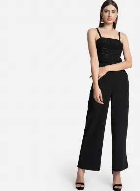 Jumpsuit With Clear Sequin